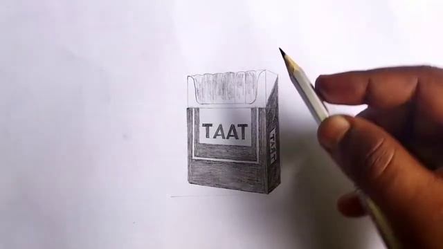 how to draw a cigarette pack step by step|| how to draw a cigarette box easy for beginners || смотреть онлайн