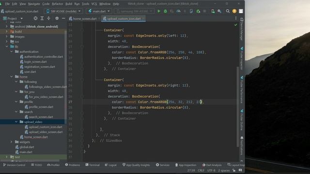 Bottom Navigation Bar Flutter GetX Tutorial for Beginners | iOS & Android Firebase TikTok Clone App смотреть онлайн