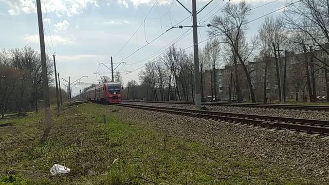 Рельсовый автобус РА2-041 сообщением Тула-1 - Урванка смотреть онлайн
