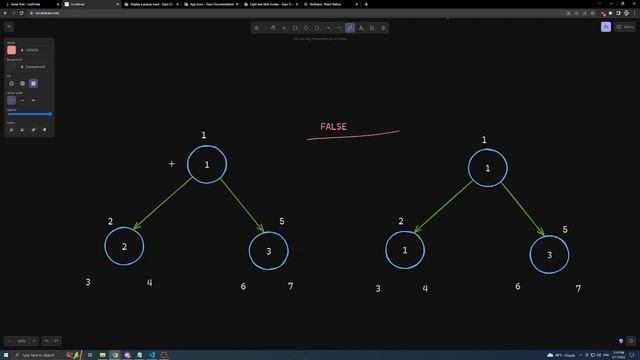 Same Tree - Visual Solution - JavaScript Recursion смотреть онлайн