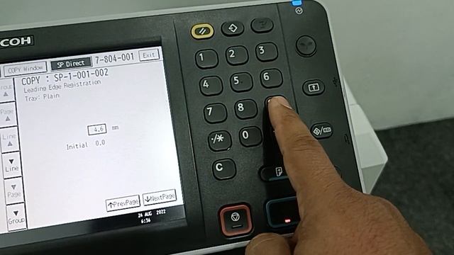 Reset fusing unit Ricoh mpc3002/4502 смотреть онлайн