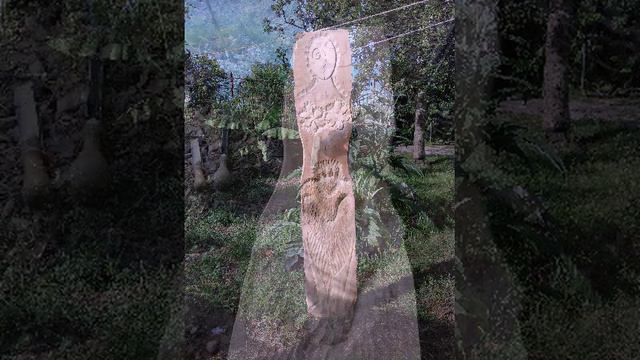 Скульптура, дерево ''Адам - Єва'' смотреть онлайн