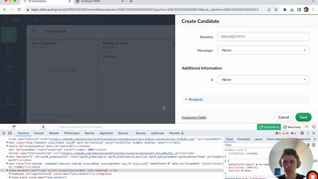 CRM from scratch with Bun - Ep 011 - Render drop-down properly. смотреть онлайн