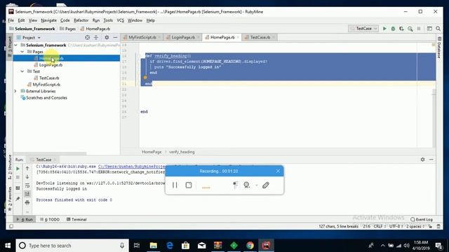 Creating Selenium Ruby Test Automation Framework from Scratch - Part 02 - Page Object Re-Usability смотреть онлайн