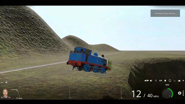 THOMAS DOWN THE HILL! - THOMAS DISASTER RIDE! - THOMAS AND FRIENDS - TRAINZ RAILROAD SIMULATOR смотреть онлайн