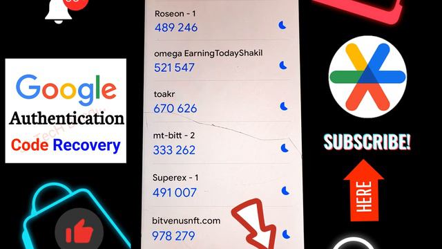 Google Authenticator Delete Code Recovery । Google Authenticator Recovery🥰google Authenticator Setu