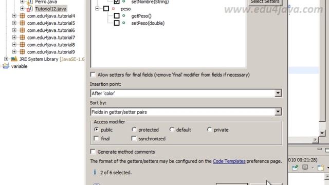 JavaBeans, public y private. Tutorial 13 Programación Java смотреть онлайн