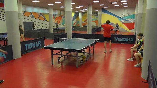 Горбачёв Д.(Псков) - Яковлев С.(СПб) настольный теннис Командный МИКСТ ТТплэй 25.02.18