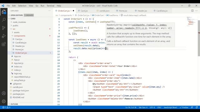 ADD TO CART FUNCTIONALITY| ADD TO CART FUNCTIONALITY IN REACT - PART 3 | CRUD OPERATIONS смотреть онлайн