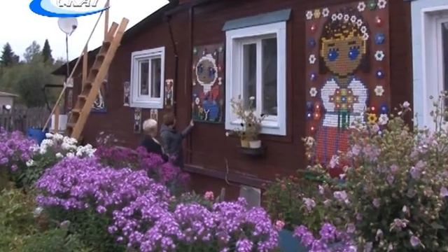 «СЛОБОДСКОЙ В ЛИЦАХ»: ПАННО ИЗ ПЛАСТИКОВЫХ КРЫШЕК ЖИТЕЛЬНИЦЫ д.СТЕКЛОФИЛИНЫ ТАТЬЯНЫ ПЛЮСНИНОЙ смотреть онлайн