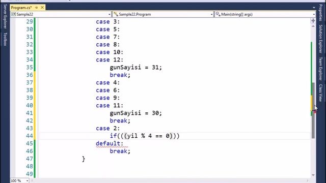 C#-Java-019-Condition- Koşullu İfadeler-switch case Kullanımı- Örnek- Artık Yıl Uygulaması смотреть онлайн
