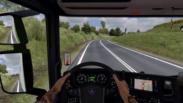 The Best Graphics For ETS2?! MAXIUM REALISM | Scania Next Gen S530 Tandem Truck смотреть онлайн