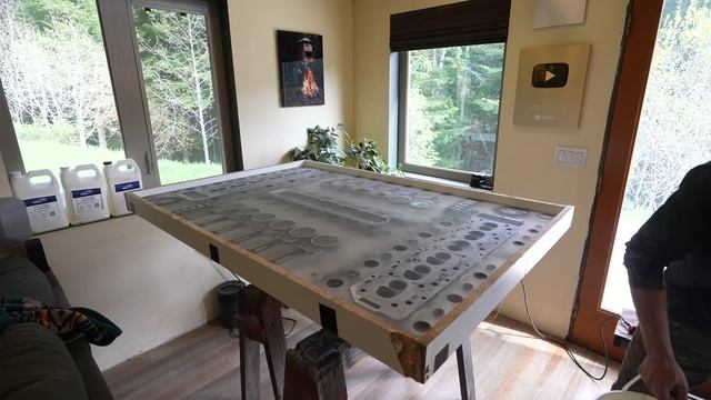 Building a V12 Epoxy table in 10 Minutes! смотреть онлайн