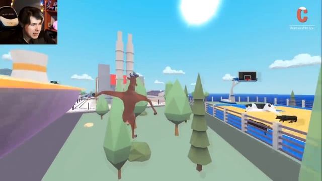 ТАК Я ДАВНО НЕ СМЕЯЛСЯ НАД ИГРОЙ Deeeer Simulator смотреть онлайн