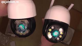 Поворотная камера видеонаблюдения wifi ptz и еще посылочки с алиэкспресс. смотреть онлайн