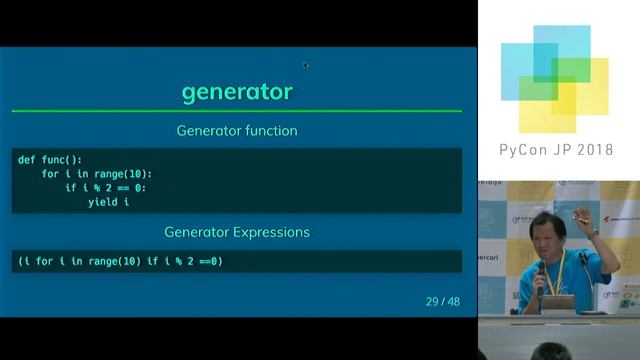 02-104_Introduce syntax and history of Python from 2.4 to 3.7(Manabu TERADA) смотреть онлайн