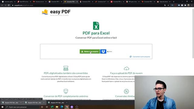 Como converter PDF para EXCEL GRÁTIS (inclusive imagens digitalizadas) смотреть онлайн