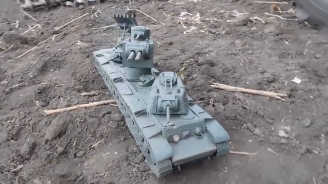 ТАНК КВ-6 БЕГЕМОТ МЕГА ПРОЕКТ ИЗ ПЛАСТИЛИНА