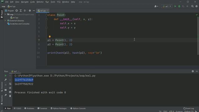 #16. Магические методы __eq__ и __hash__ _ Объектно-ориентированное программирование Python (720p) смотреть онлайн