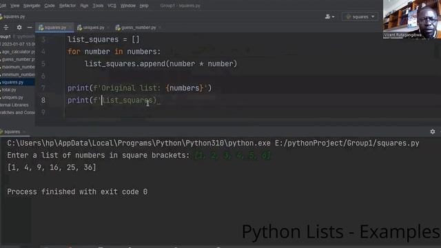 Group1 Session 3 - Application of Lists in Python смотреть онлайн
