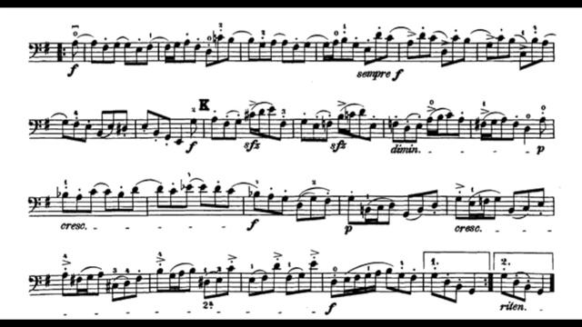 J. S. Bach cello suite N 1 "Gigue" - alto flute смотреть онлайн
