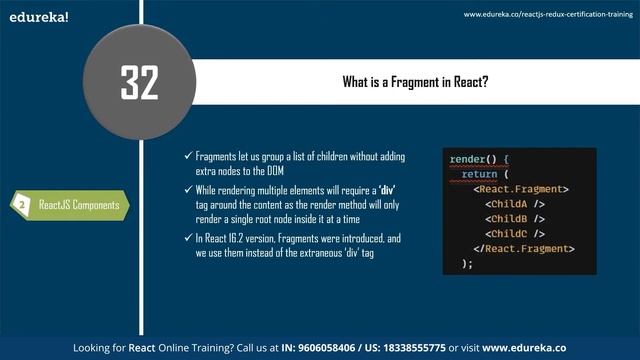ReactJS Interview Questions and Answers | ReactJS | ReactJS Redux Training | Edureka Rewind - 6 смотреть онлайн