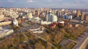 Хабаровск. Осенняя прогулка. Видео с беспилотника.