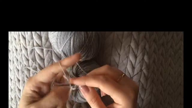 Long-Tail Cast On With Lots Of Stitches / Набор большого кол-ва петель