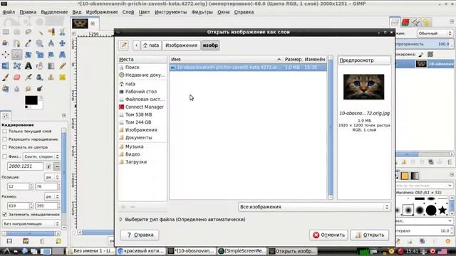 Как изменить размер изображения в Гимп - увеличить или уменьшить. Урок Gimp для новичков смотреть онлайн