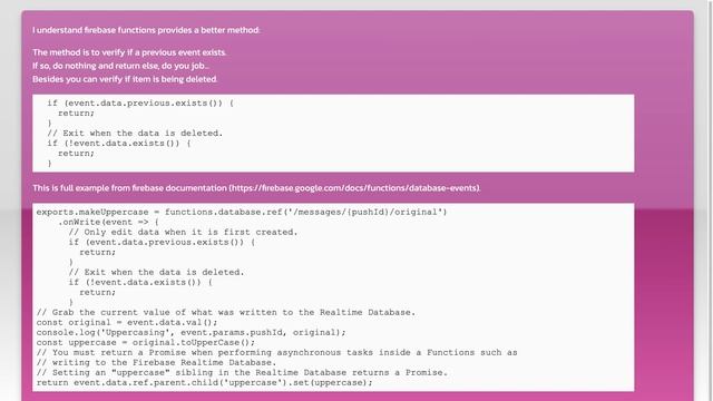Cloud Functions for Firebase OnWrite смотреть онлайн