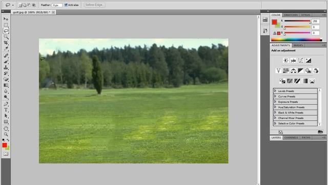 Adobe Photoshop CS5: Content-Aware Fill Tutorial [HD] смотреть онлайн