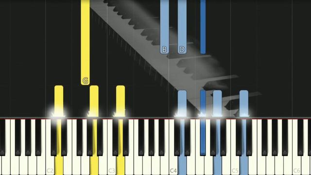 Erik Satie - Gymnopedie No.1 | Piano Pop Song Tutorial смотреть онлайн
