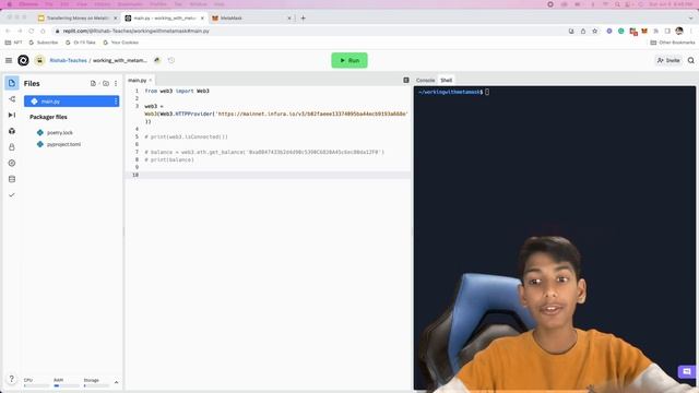 Working with MetaMask in Python | Web3 Module смотреть онлайн