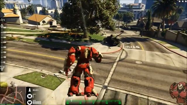 HULKBUSTER VS HULK GTAV Pc mods смотреть онлайн