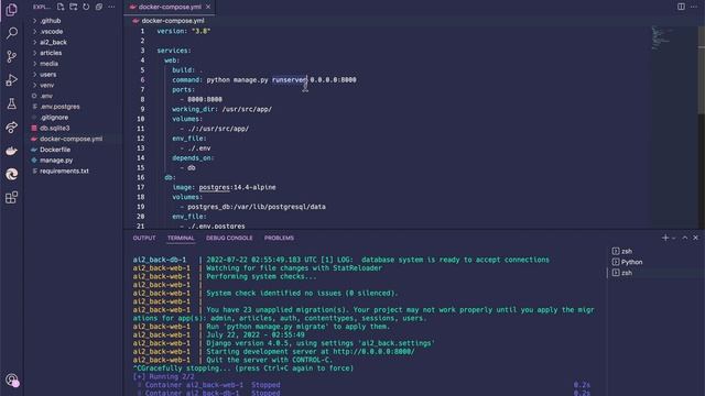 Django Postgres Nginx Docker 2 gunicorn 소개 смотреть онлайн