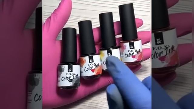 Чернила для дизайна ногтей F.O.X Color Ink смотреть онлайн