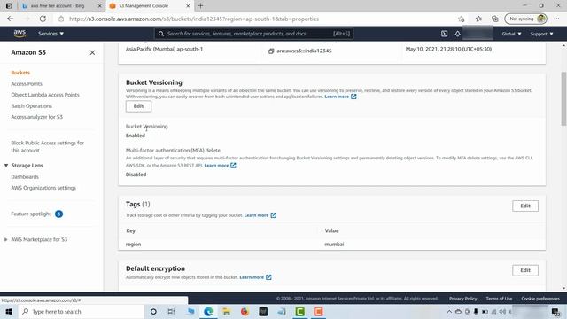 AWS S3 Bucket Creation using new Management Console 2021-Hindi/Urdu | AWS Lab смотреть онлайн