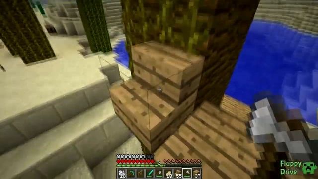 Minecraft Hardcore #3 Лестница :U смотреть онлайн