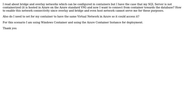 Docker Container - How to connect to outside database from a container (not bridge смотреть онлайн