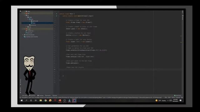 Make a Lets Go Brandon GUI using IntelliJ and Java swing смотреть онлайн