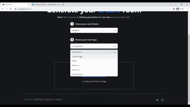 RoomGPT - Create AI Designs Of Your Room For FREE. RoomGPT Review & Demo
