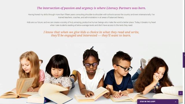 Literacy Partners WordPress Web Design смотреть онлайн