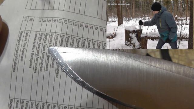 Состояние ножей после запредельного теста смотреть онлайн