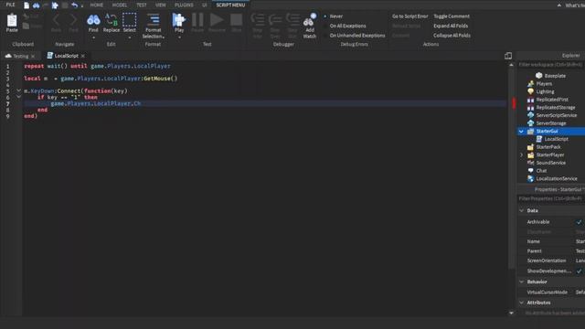 How to make keybinds in Roblox! (Roblox Studio Scripting Tutorial 2022) смотреть онлайн