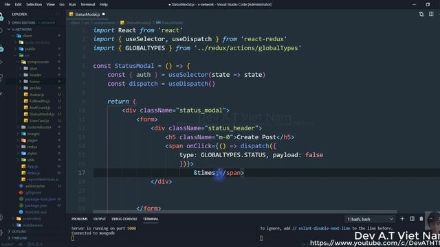 MERN Stack Build a Social Media App #13 Create Posts [1] смотреть онлайн