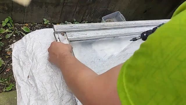 Реставрация покраска деревянного окна своими руками, чистка, Painting windows step by step смотреть онлайн
