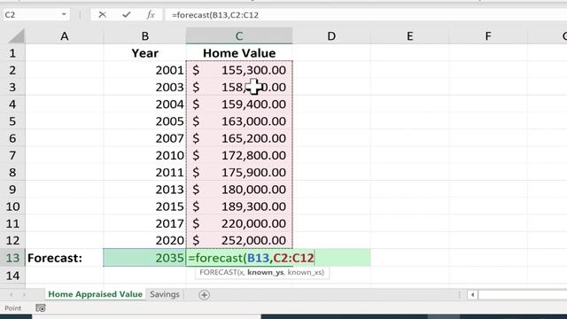 The Excel FORECAST Function смотреть онлайн