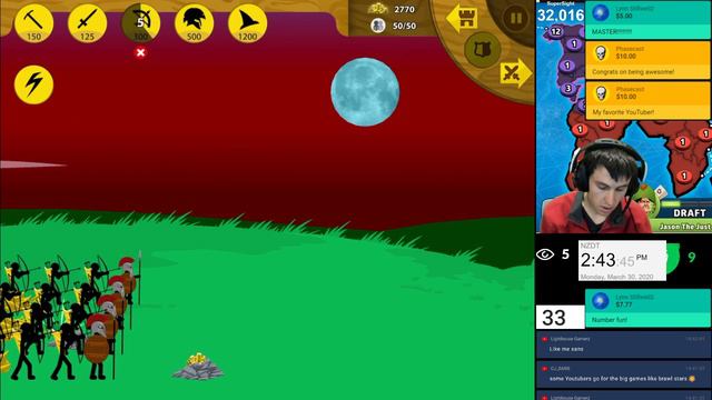 Stick War Legacy LIVE! Strategy to WIN NORMAL Classic Campaign! смотреть онлайн