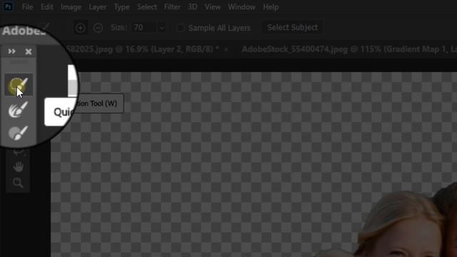 Remove Background VS Select Subject: Photoshop 2020 смотреть онлайн