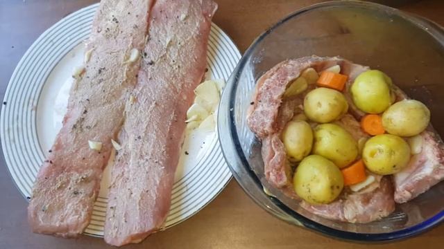 Свиные рёбра с овощами-Готовить еду быстро и вкусно смотреть онлайн